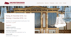 Desktop Screenshot of orchesterverein.at